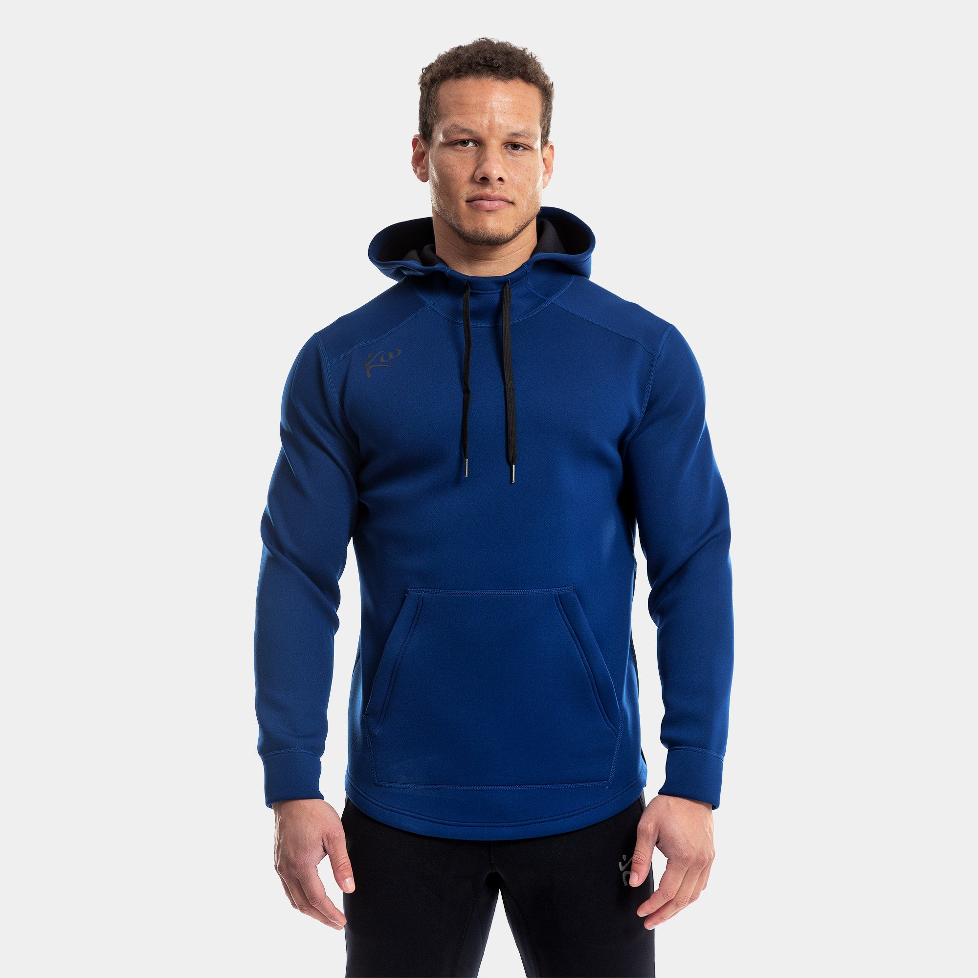 Blue Drawstring Sauna Hoodie