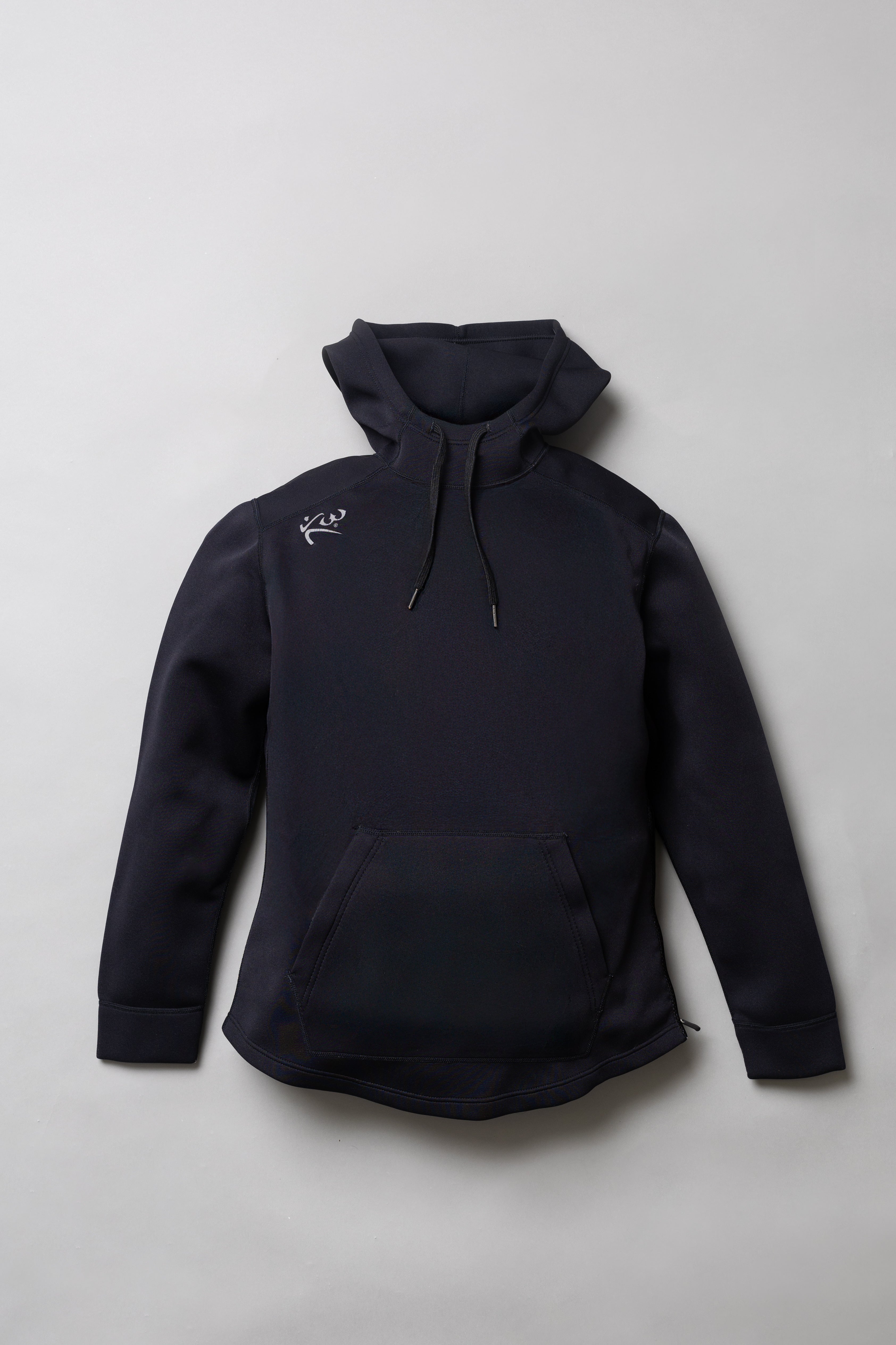 Black Drawstring Sauna Hoodie