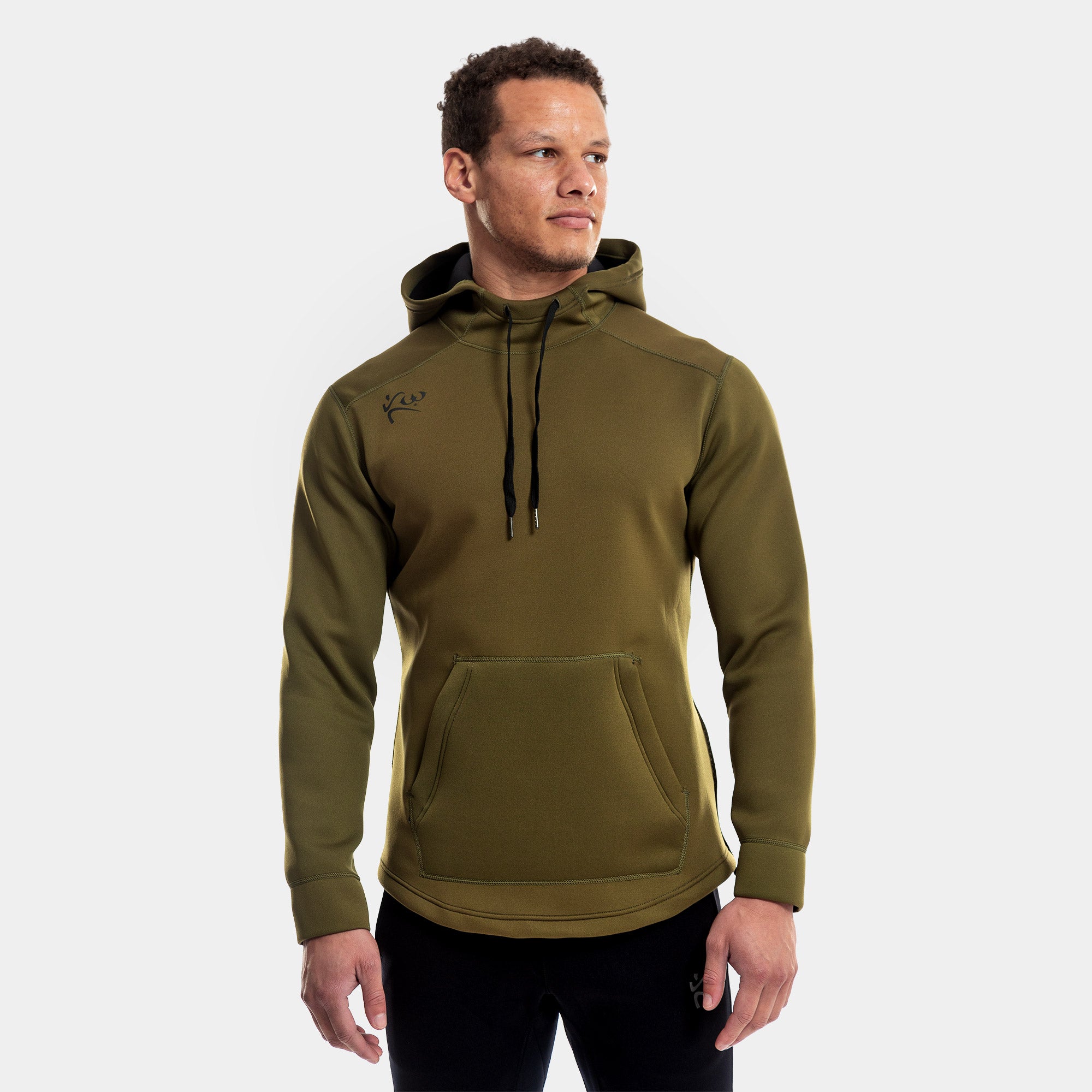 Green Drawstring Sauna Hoodie