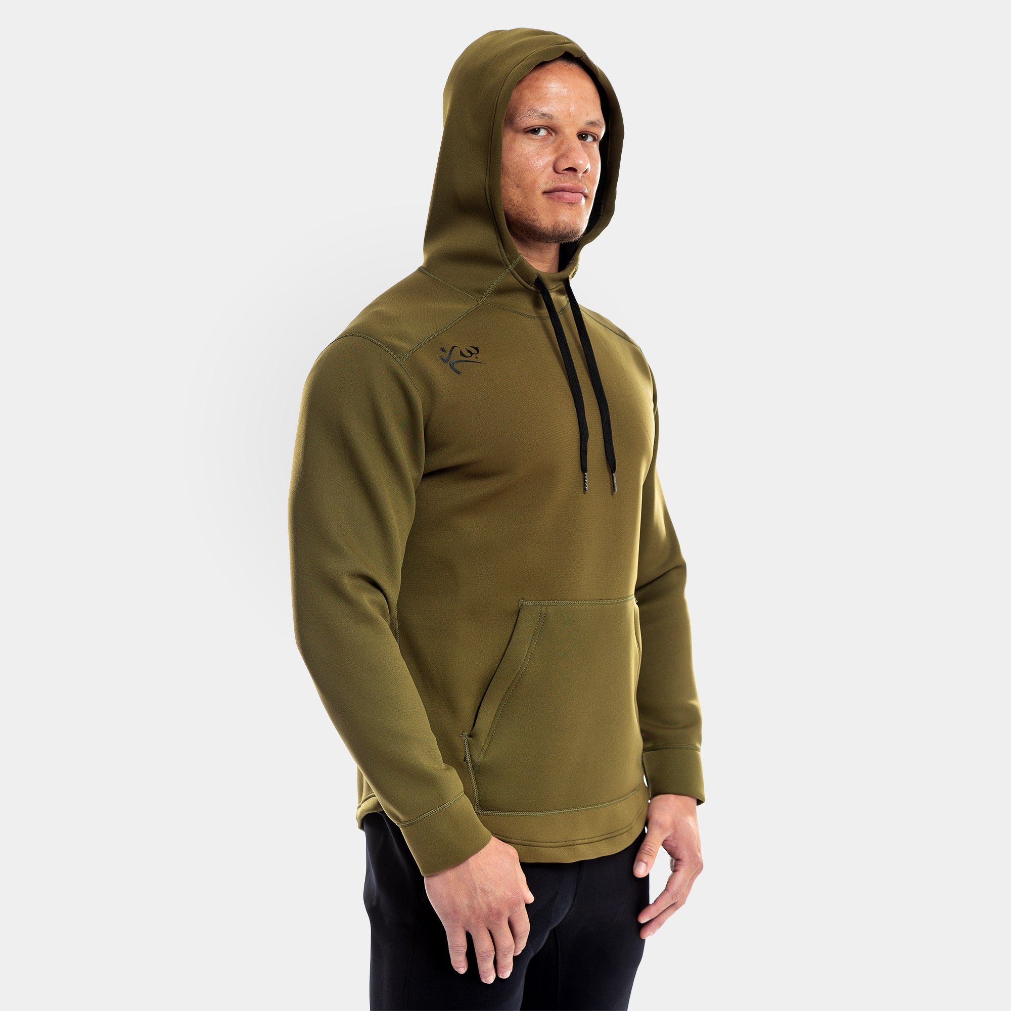 Green Drawstring Sauna Hoodie