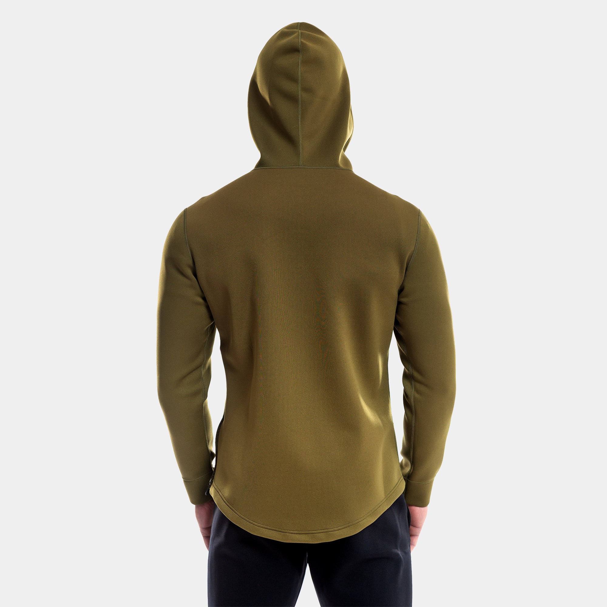 Green Drawstring Sauna Hoodie