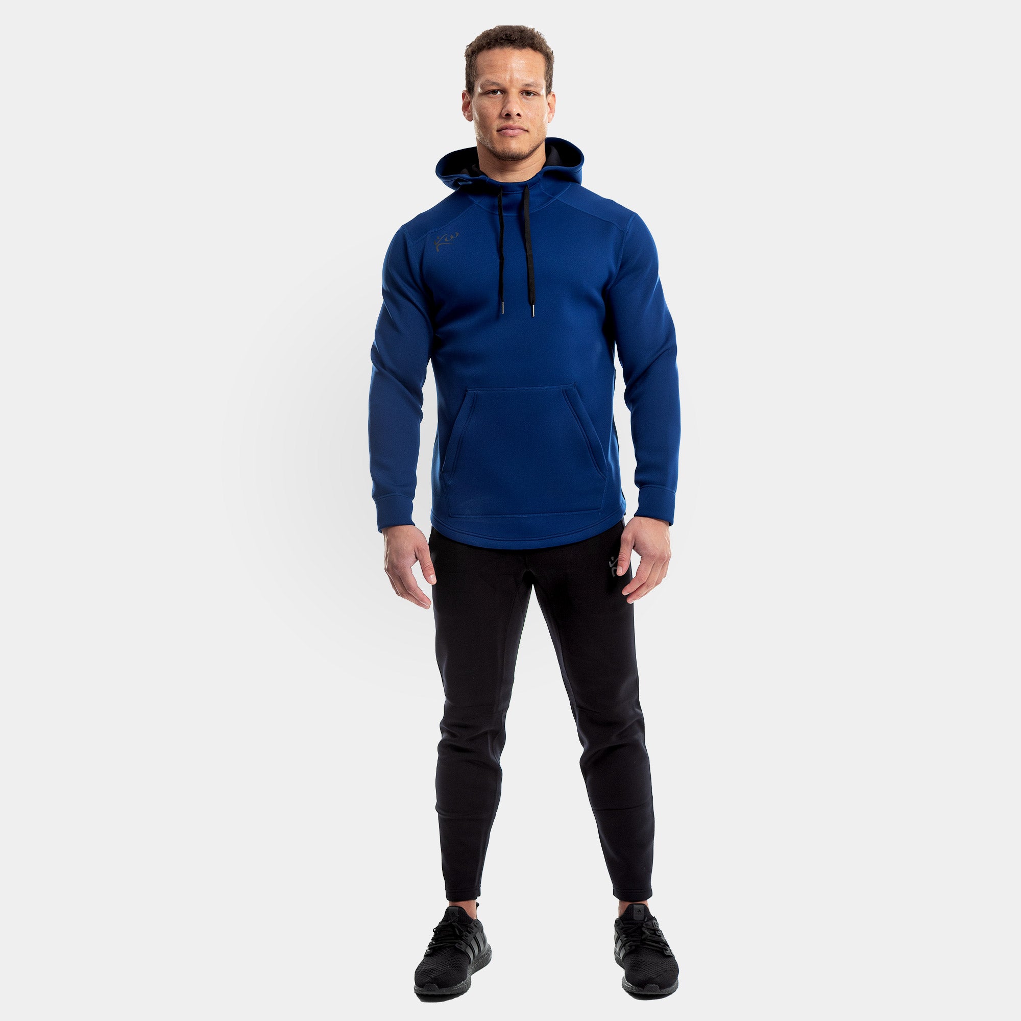 Blue Drawstring Sauna Hoodie