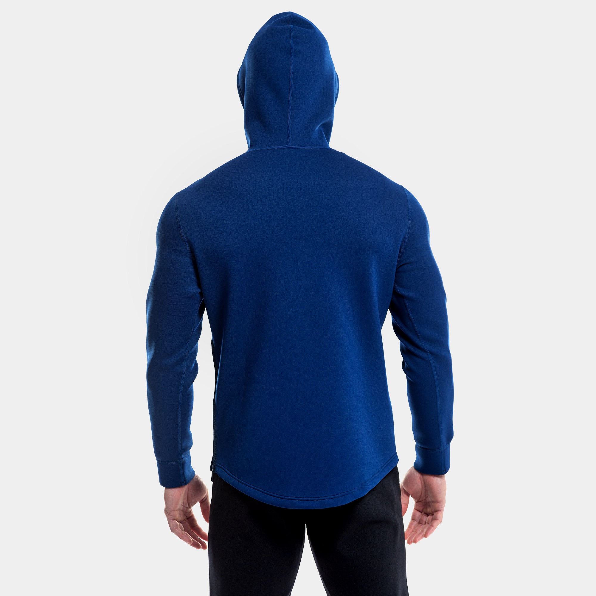 Blue Drawstring Sauna Hoodie