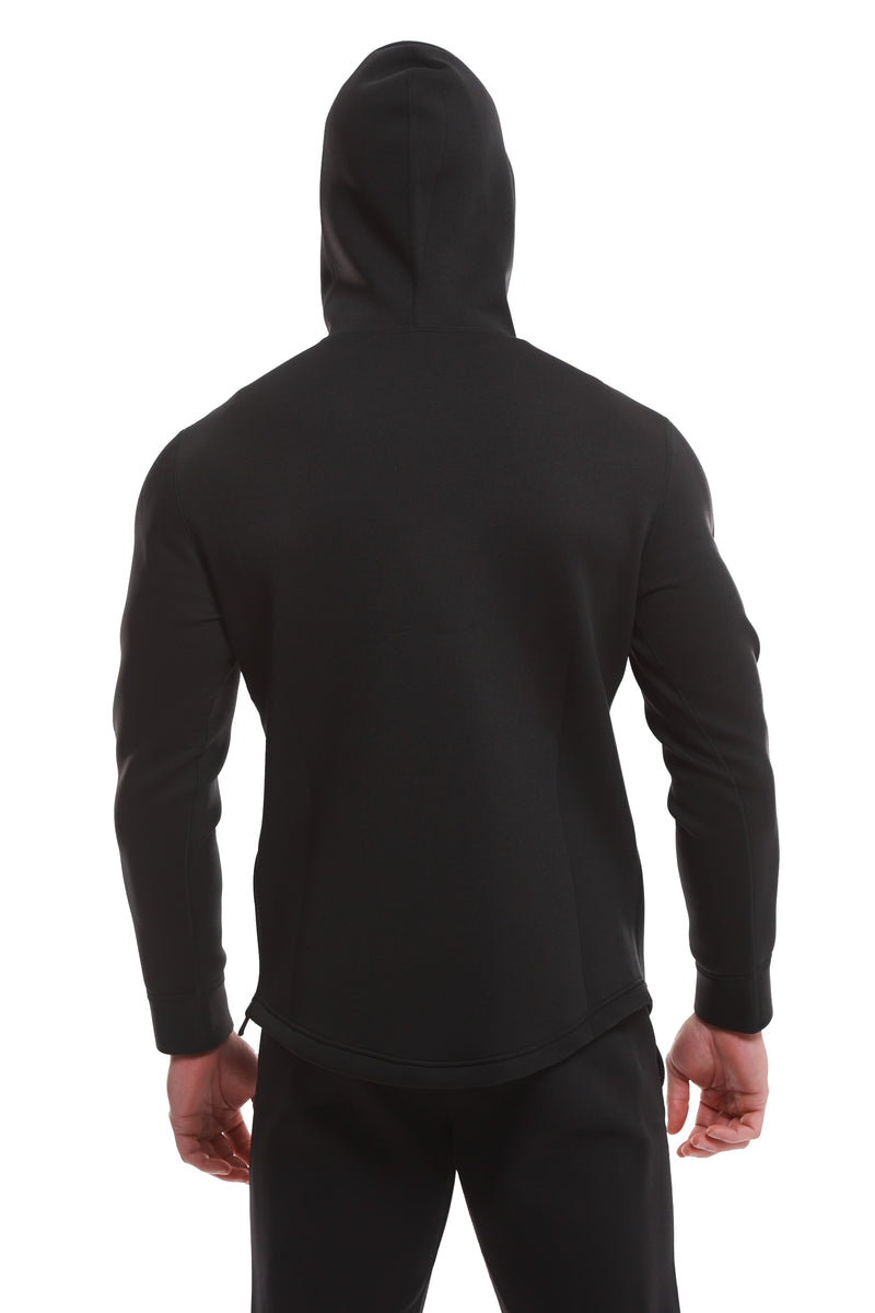 Black Drawstring V4 Hoodie