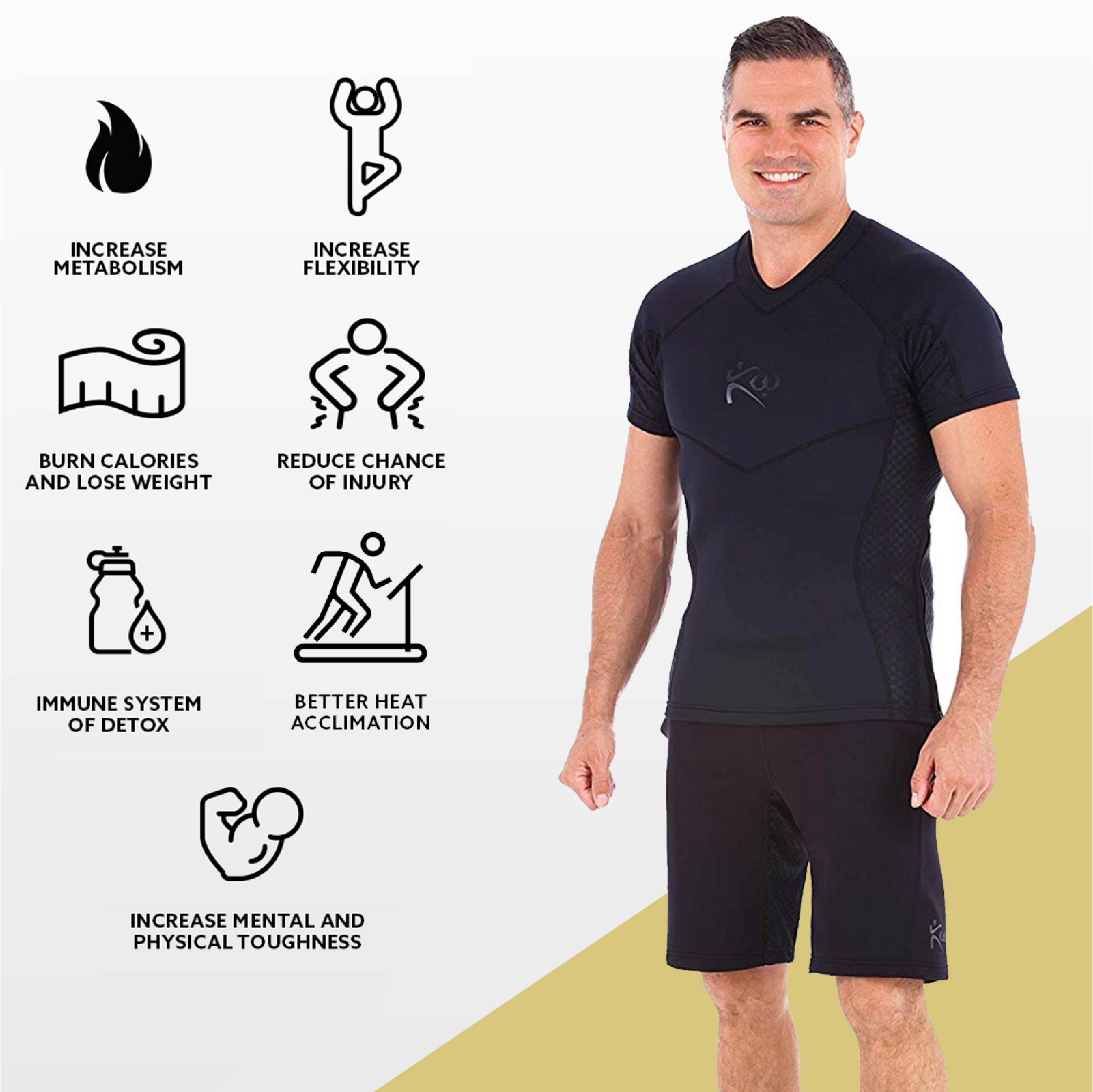 Sauna shorts weight loss sale